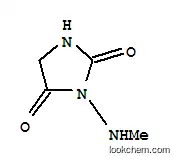 Molecular Structure of 220442-66-0 (2,4-Imidazolidinedione,3-(methylamino)-(9CI))