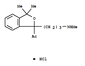 3-(1-acetyl-3,3-dimethyl-2-benzofuran-1-yl)propyl-methylazanium chloride