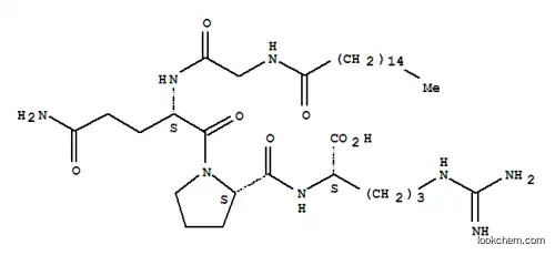Molecular Structure of 221227-05-0 (PALMITOYL TETRAPEPTIDE 3)
