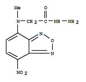 NBD-CO-Hz [=4-(N-HydrazinocarbonylMethyl-N-MethylaMino)-7-nitro-2,1,3-benzoxadiazole] [for HPLC Labeling]