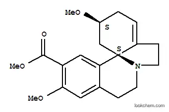 Molecular Structure of 22150-96-5 (Erythrinan-15-carboxylicacid, 1,6-didehydro-3,16-dimethoxy-, methyl ester, (3b)-)