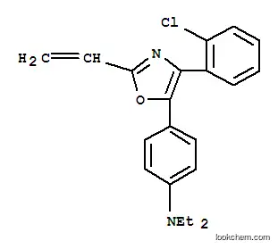 Molecular Structure of 22159-33-7 (4-[4-(2-chlorophenyl)-2-vinyloxazol-5-yl]-N,N-diethylaniline)