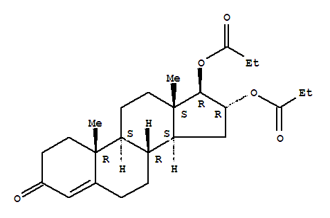 Androst-4-en-3-one,16,17-bis(1-oxopropoxy)-, (16a,17b)- (9CI) cas  22204-52-0