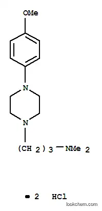 Molecular Structure of 22204-87-1 (3-[4-(4-methoxyphenyl)piperazin-1-yl]-N,N-dimethylpropan-1-amine dihydrochloride)