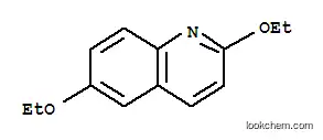 Molecular Structure of 222317-32-0 (Quinoline, 2,6-diethoxy- (9CI))