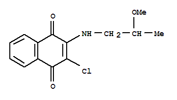 1,4-Naphthalenedione,2-chloro-3-[(2-methoxypropyl)amino]- cas  22272-24-8