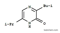 Molecular Structure of 22318-05-4 (2(1H)-Pyrazinone,6-(1-methylethyl)-3-(2-methylpropyl)-)