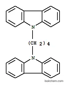Molecular Structure of 22335-46-2 (9H-Carbazole,9,9'-(1,4-butanediyl)bis-)