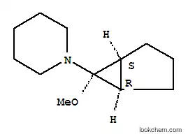 Molecular Structure of 223482-79-9 (Piperidine, 1-[(1-alpha-,5-alpha-,6-alpha-)-6-methoxybicyclo[3.1.0]hex-6-yl]- (9CI))