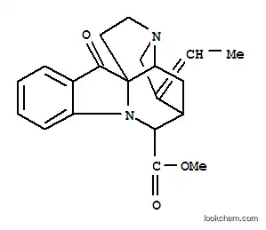 Molecular Structure of 2254-31-1 (3,5-Ethano-3H,12H-pyrrolo[3',2':2,3]pyrido[1,2-a]indole-6-carboxylicacid, 13-ethylidene-1,2,3a,4,5,6-hexahydro-12-oxo-, methyl ester,(3S,3aS,5S,6R,12aS,13E)-)