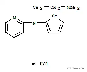 Molecular Structure of 22694-65-1 (1,2-Ethanediamine,N1,N1-dimethyl-N2-2-pyridinyl-N2-selenophene-2-yl-, hydrochloride (1:1))