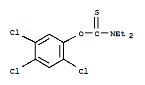 Carbamic acid,diethylthio-, O-(2,4,5-trichlorophenyl) ester (8CI) cas  22764-81-4
