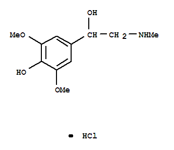 Benzenemethanol,4-hydroxy-3,5-dimethoxy-a-[(methylamino)methyl]-, hydrochloride (1:1)