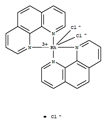 Rhodium(1+),dichlorobis(1,10-phenanthroline-kN1,kN10)-, chloride (1:1), (OC-6-22)-