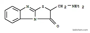 Molecular Structure of 22833-35-8 (2-[(diethylamino)methyl][1,3]thiazolo[3,2-a]benzimidazol-3(2H)-one)