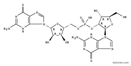 Molecular Structure of 22886-44-8 (guanylyl 2'-5' guanosine)