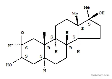 Molecular Structure of 2295-94-5 ((2beta,3alpha,5alpha,17beta)-17-methyl-2,19-epoxyandrostane-3,17-diol)