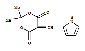 1,3-Dioxane-4,6-dione,2,2-dimethyl-5-(1H-pyrrol-2-ylmethylene)- cas  23111-03-7