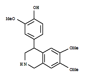 Phenol,2-methoxy-4-(1,2,3,4-tetrahydro-6,7-dimethoxy-4-isoquinolinyl)- cas  23263-77-6