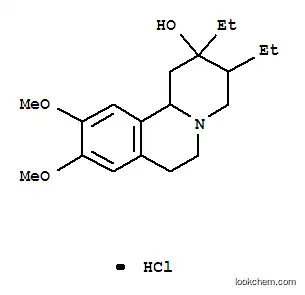 Molecular Structure of 23288-30-4 (2,3-diethyl-9,10-dimethoxy-1,3,4,6,7,11b-hexahydro-2H-pyrido[2,1-a]isoquinolin-2-ol)