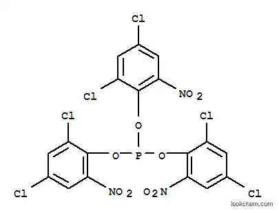 Molecular Structure of 23471-05-8 (tris(2,4-dichloro-6-nitrophenyl) phosphite)