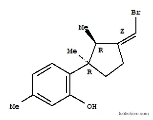 2-[(1R)-3-[(Z)-Bromomethylene]-1,2β-dimethylcyclopentyl]-5-methylphenol