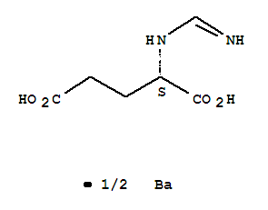 L-Glutamic acid,N-(iminomethyl)-, barium salt (2:1)