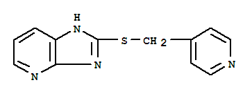 3H-Imidazo[4,5-b]pyridine,2-[(4-pyridinylmethyl)thio]-