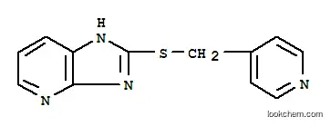 Molecular Structure of 23593-42-2 (3H-Imidazo[4,5-b]pyridine,2-[(4-pyridinylmethyl)thio]-)