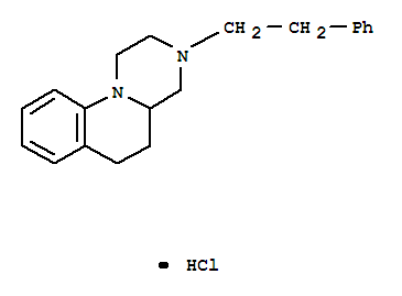 1H-Pyrazino[1,2-a]quinoline,2,3,4,4a,5,6-hexahydro-3-(2-phenylethyl)-, hydrochloride (1:1) cas  23766-82-7