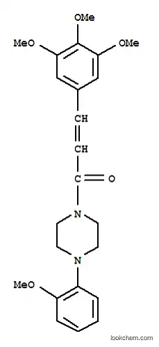 1-(o-Methoxyphenyl)-4-[2-(3,4,5-trimethoxyphenyl)ethenylcarbonyl]piperazine