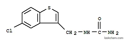 Molecular Structure of 23799-91-9 (1-[(5-chloro-1-benzothiophen-3-yl)methyl]urea)