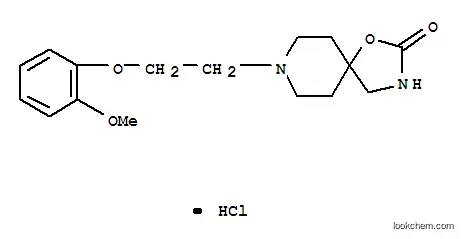 Molecular Structure of 23804-93-5 (8-[2-(2-methoxyphenoxy)ethyl]-1-oxa-3,8-diazaspiro[4.5]decan-2-one hydrochloride (1:1))