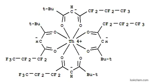 6,6,7,7,8,8,8-heptafluoro-2,2-dimethyloctane-3,5-dione - thorium (4:1)