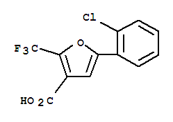 5-(2-Chlorophenyl)-2-(trifluoromethyl)-3-furoic acid