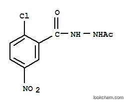 Molecular Structure of 244167-73-5 (N'1-ACETYL-2-CHLORO-5-NITROBENZENE-1-CARBOHYDRAZIDE)