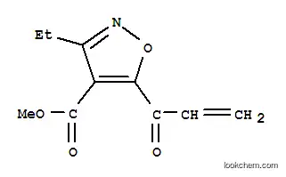 Molecular Structure of 244238-27-5 (4-Isoxazolecarboxylicacid,3-ethyl-5-(1-oxo-2-propenyl)-,methylester(9CI))