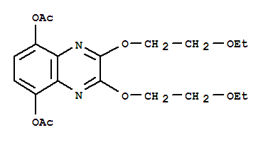 2,3-Bis(2-ethoxyethoxy)-5,8-quinoxalinediyl diacetate