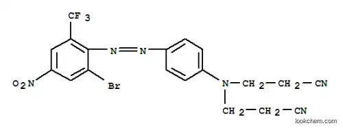 Molecular Structure of 246871-16-9 (3-Bromo-2-[4-N,N-bis(2-cyanoethyl)aminophenylazo]-5-nitro-benzo trifluoride)