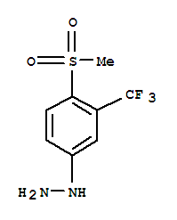 HYDRAZINE,[4-(METHYLSULFONYL)-3-(TRIFLUOROMETHYL)PHENYL](252561-94-7)