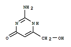 4(1H)-Pyrimidinone, 2-amino-6-(hydroxymethyl)- (9CI)