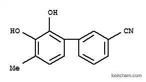 Molecular Structure of 253679-02-6 ([1,1-Biphenyl]-3-carbonitrile, 2,3-dihydroxy-4-methyl- (9CI))