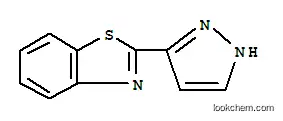 Molecular Structure of 256414-72-9 (Benzothiazole, 2-(1H-pyrazol-3-yl)- (9CI))