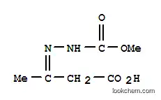 Butanoic acid,3-[2-(methoxycarbonyl)hydrazinylidene]-