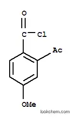Benzoyl chloride, 2-acetyl-4-methoxy- (9CI)