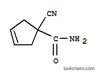 Molecular Structure of 258264-02-7 (3-Cyclopentene-1-carboxamide,1-cyano-(9CI))