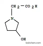 Molecular Structure of 258530-57-3 (1-Pyrrolidineacetic acid, 3-hydroxy- (9CI))