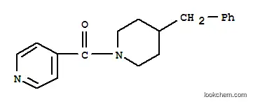 Molecular Structure of 260428-26-0 (4-(PHENYLMETHYL)-1-(4-PYRIDINYLCARBONYL)-PIPERIDINE)