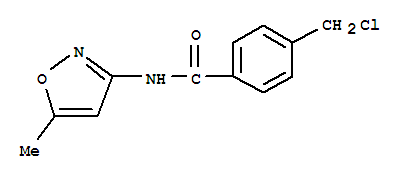 4-(CHLOROMETHYL)-N-(5-METHYLISOXAZOL-3-YL)BENZAMIDE