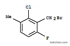 Molecular Structure of 261762-87-2 (2-CHLORO-6-FLUORO-3-METHYLBENZYL BROMIDE)